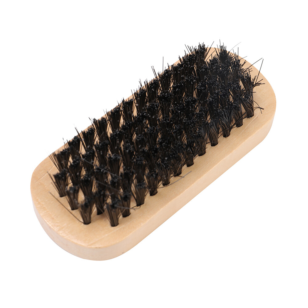 Leather Boots Shoe Polish Care Kit 3 Brushes Cleaner Shine For Footwear Set