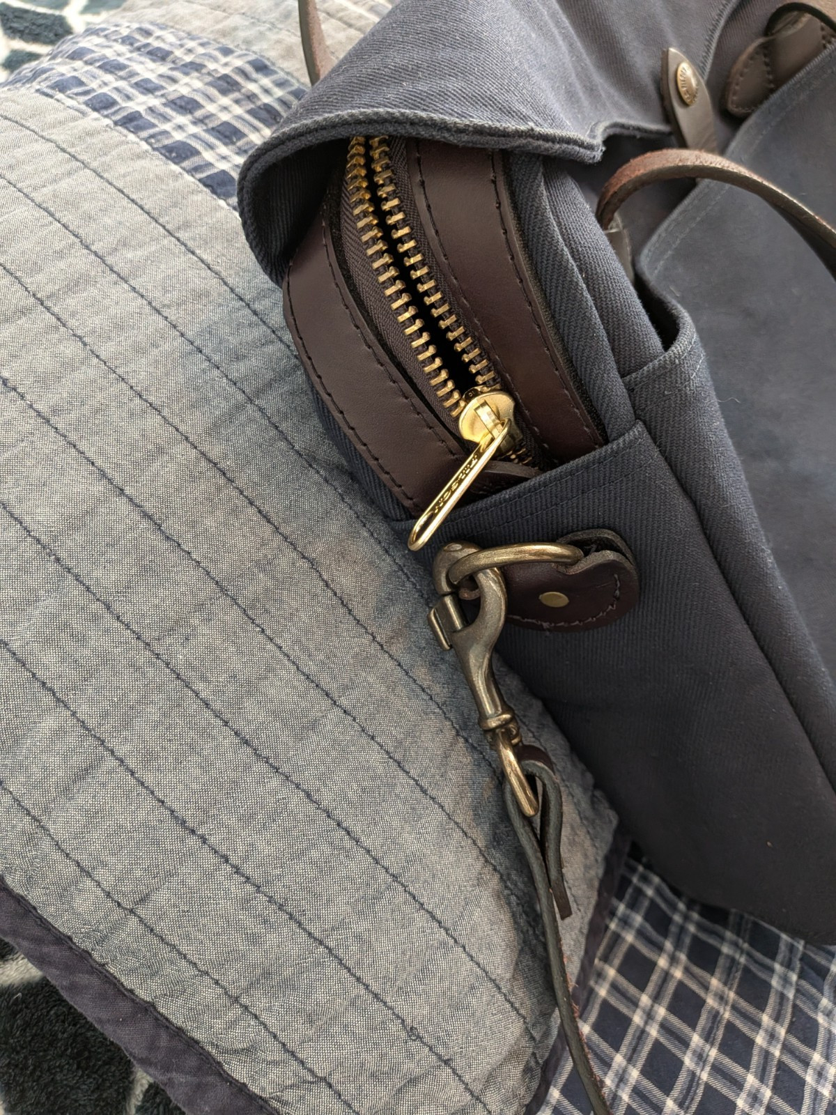 Filson Original Briefcase Rugged Twill – Navy – See description