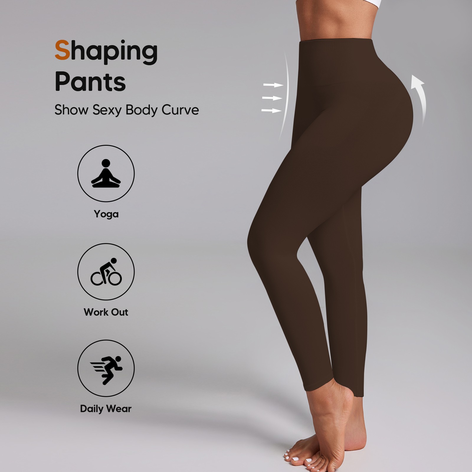 Women Slimming Anti Cellulite Compression Leggings Leg Shaper High Waist Pants