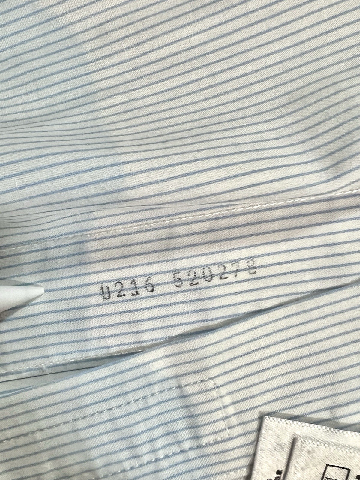 Brooks Brothers Men’s 16.5‑32 Regent Non Iron Supima Cotton Blue Stripe Shirt