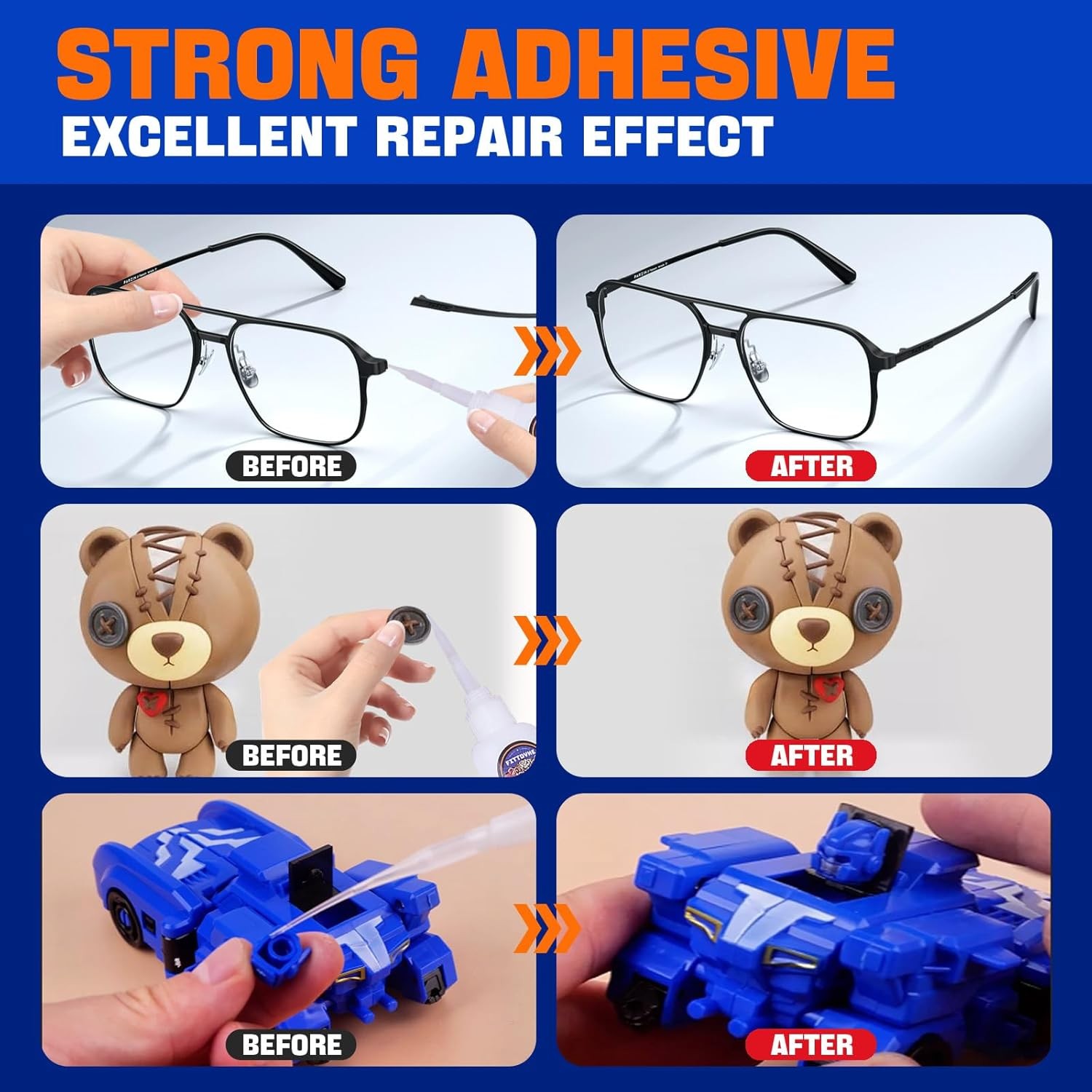 Super Plastic Glue 30 g, for Plastic, Strong Fast Drying Clear 30g