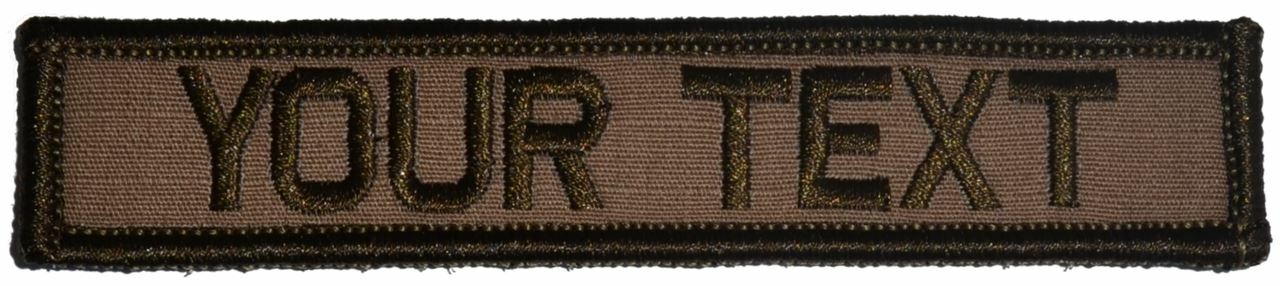 1×5 Custom Military / Police Name Tape / Text Patch