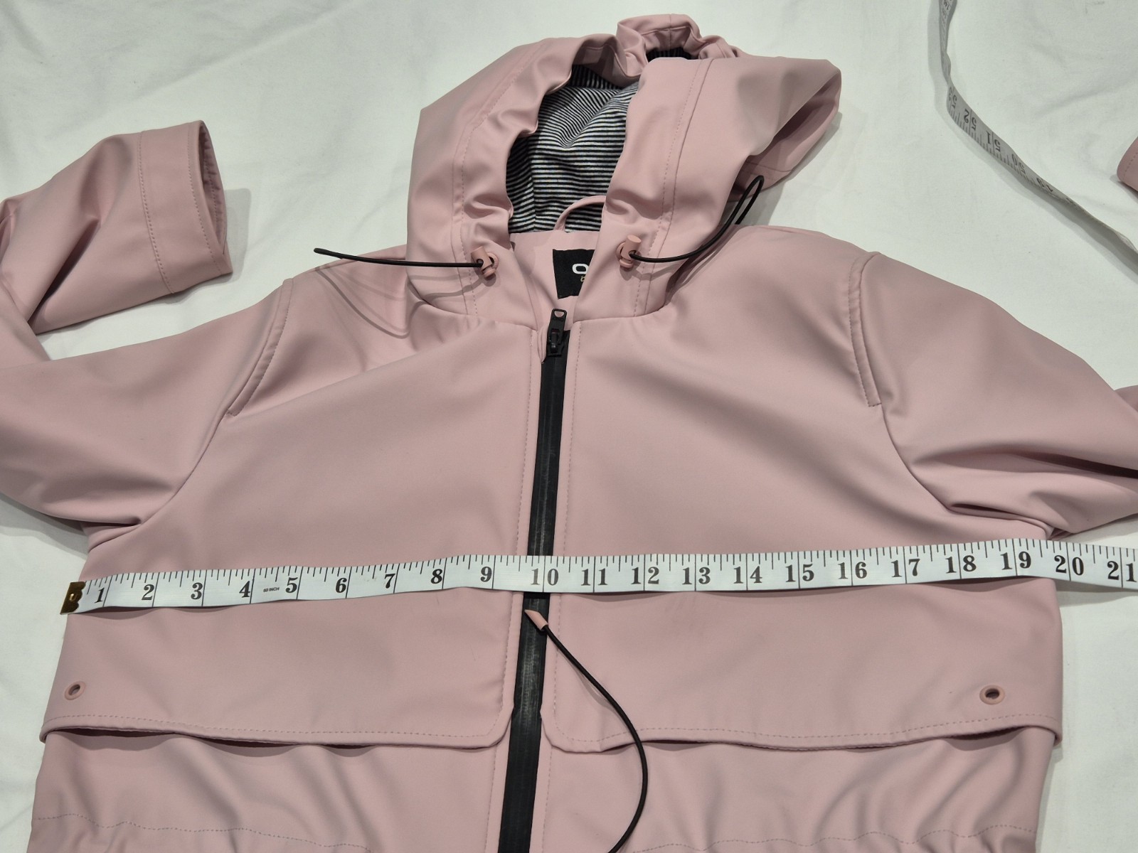 Only Onlrace Raincoat woman Pink UkS Hooded Fully Lined spring Casual Wear