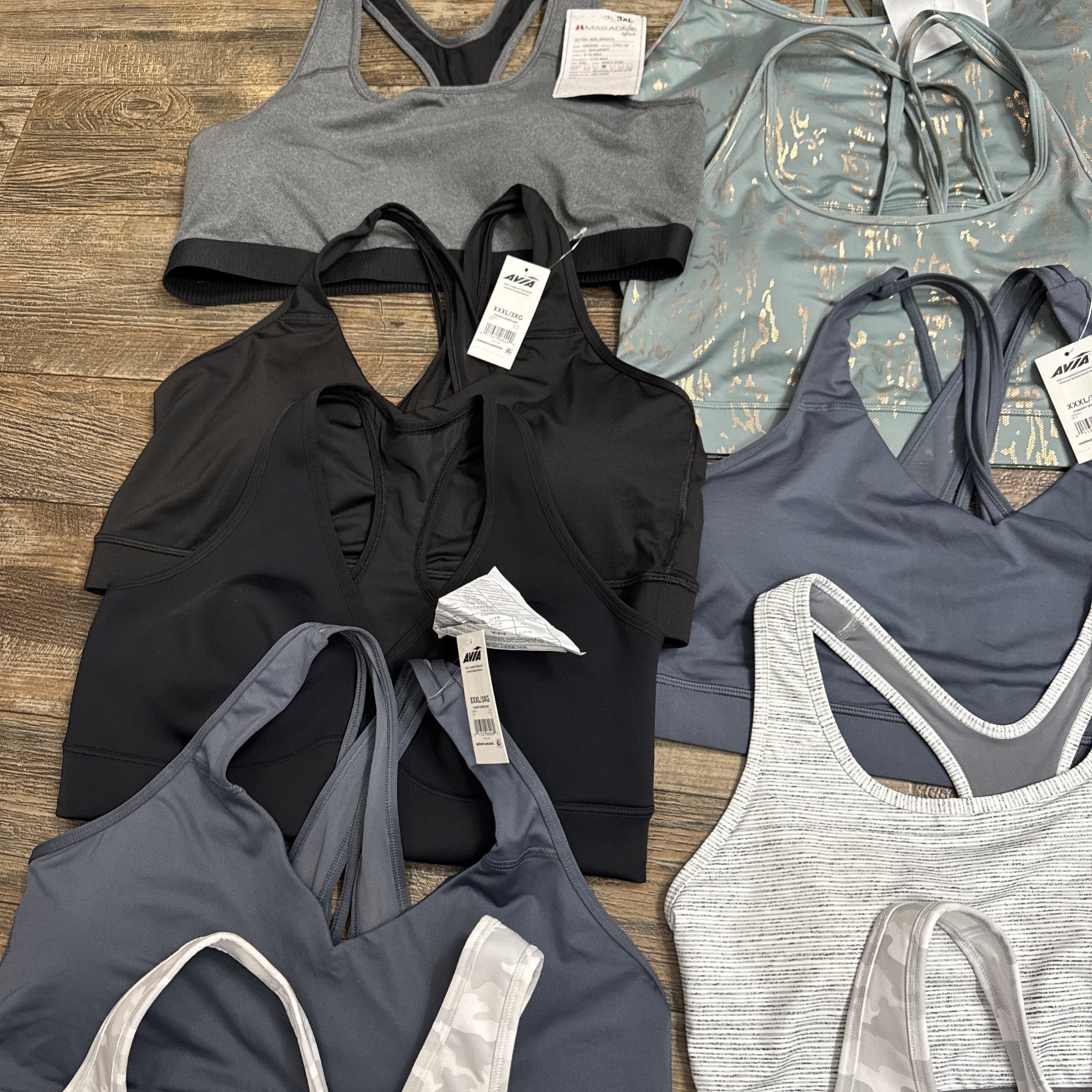 AVIA Xxxxl To L Women’s Assorted S Clothing Lot 13 Athletic Legging Sport Bra