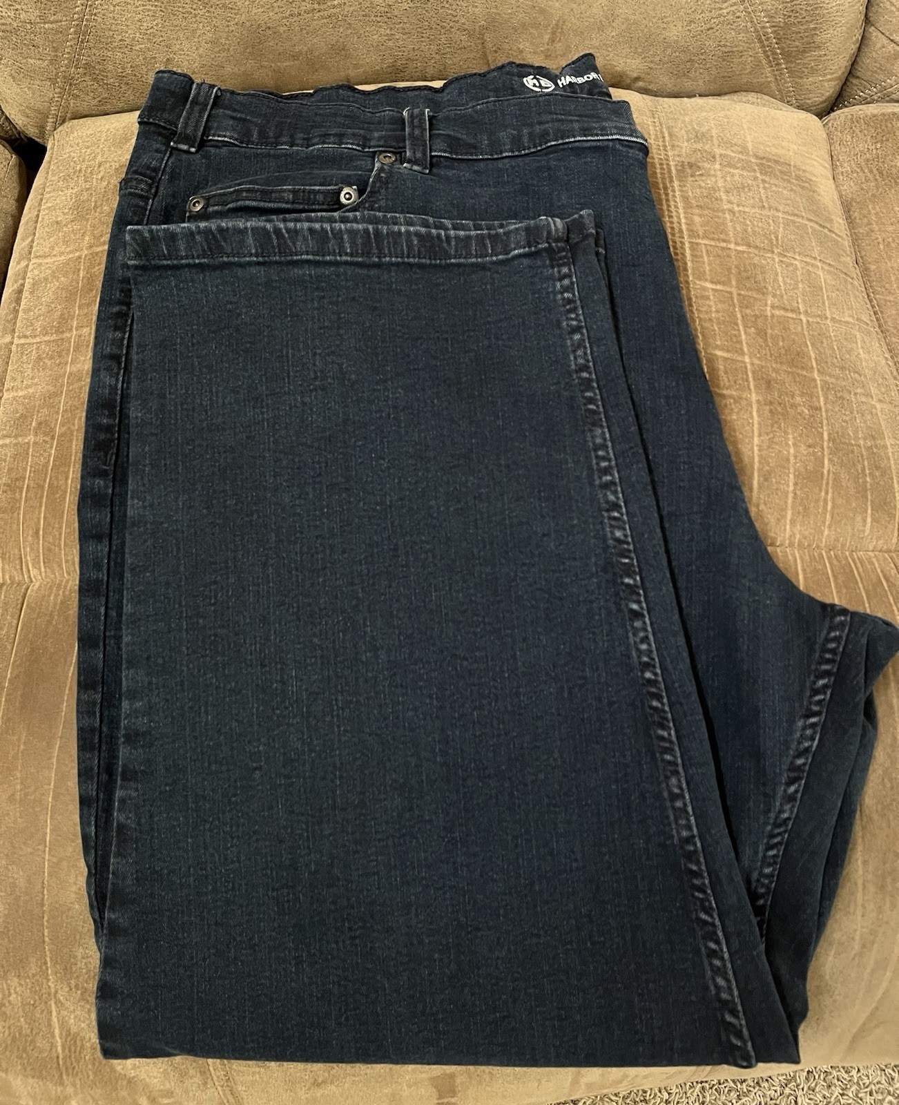 Harbor Bay Men’s Jeans 48×28 Relaxed Fit