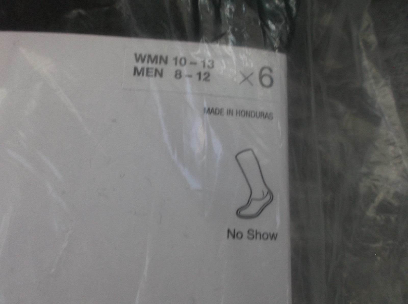 Nike Everyday Plus Cushioned No Show Socks 6 Pairs – Black – 8-12 M / 10-13 W