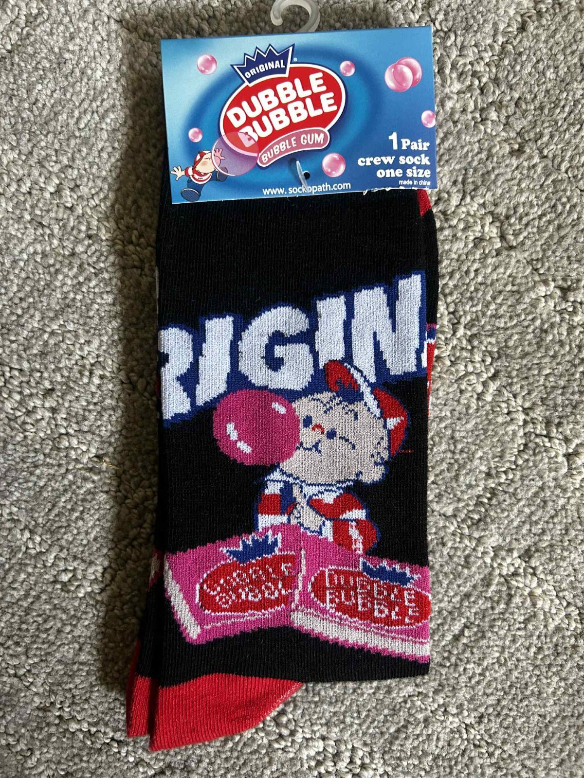 Novelty Crew Crazy Colorful Socks Candy Sweets Hot Tamale Bubble Gum Tootsie Pop
