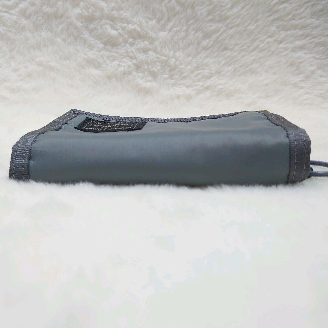 Porter Capsule Trifold Wallet Gray Rare Old Model Nylon Used