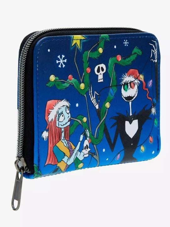 LOUNGEFLY $72.80 Disney Nightmare Before Christmas Tree Mini Backpack Wallet SET