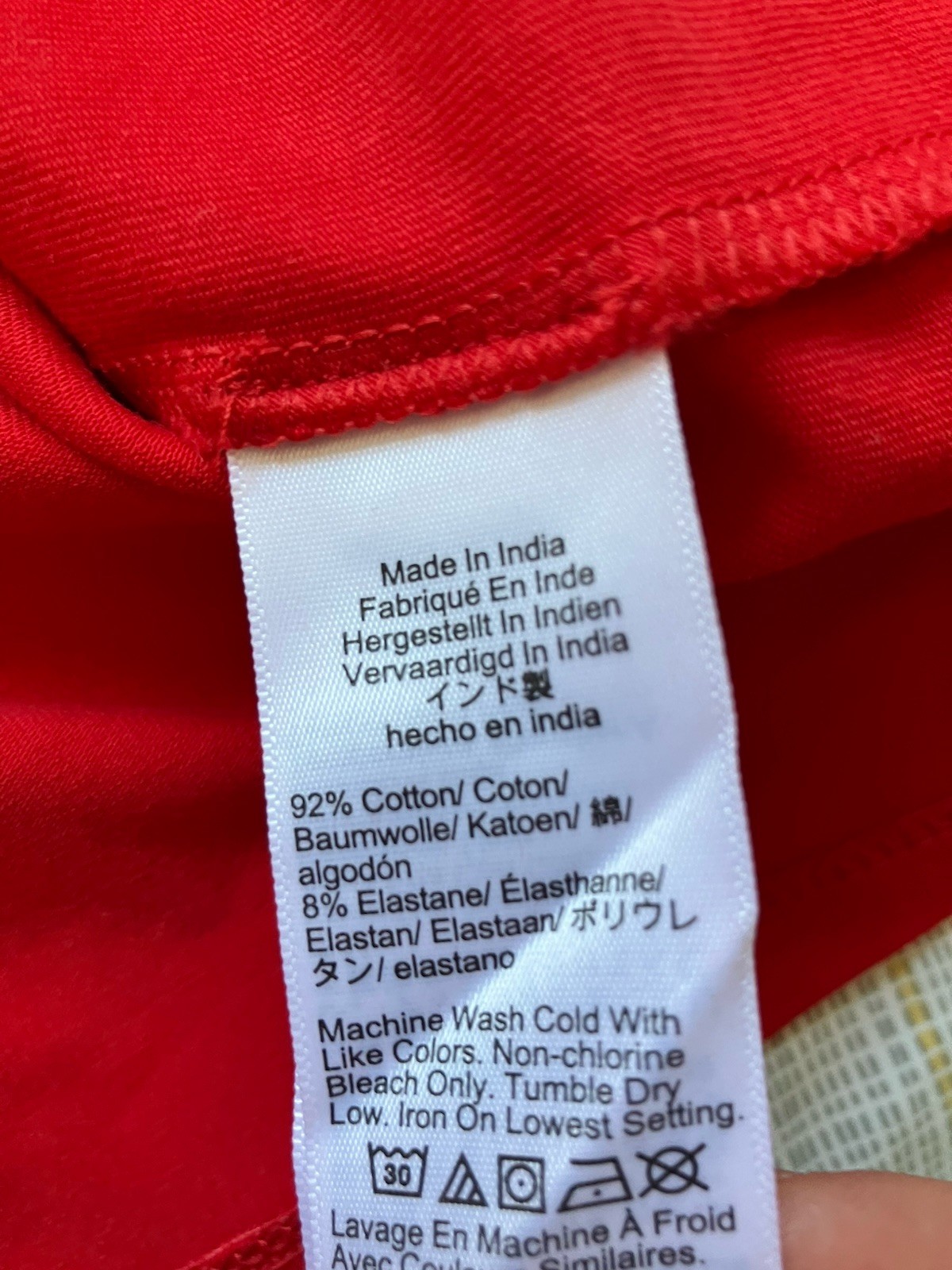 NWT J. Crew Medium Stretch Cotton Cap-sleeve Crossover Shirt Red