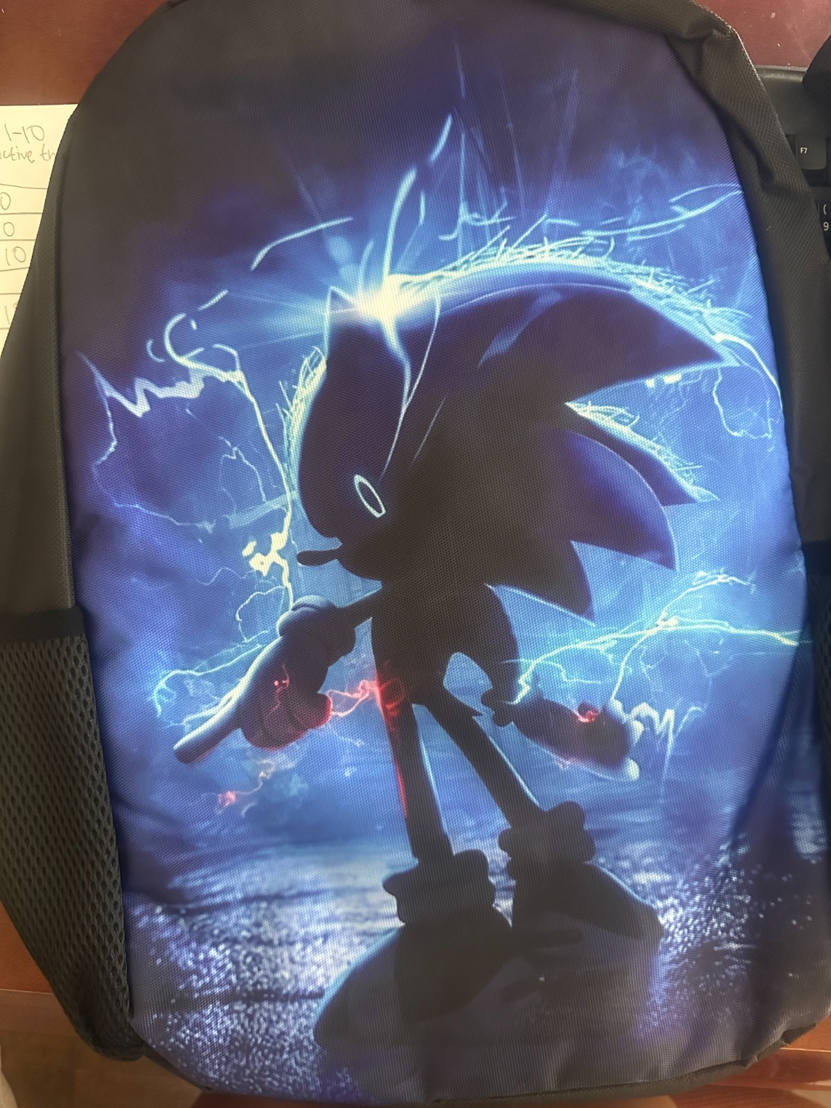 Sonic the Hedgehog Backpack Lunch Bag Pencil Bag Cartoon Backpack 3pcs Set