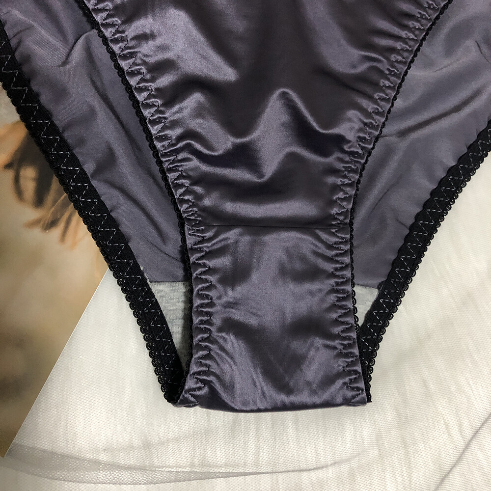 5 Pcs Lot Womens Sexy Silky Satin Panties Briefs String Bikinis Lingeries Undies