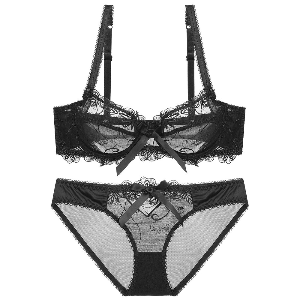 Male Comfort Men Bra Set Lace Sexy Lingerie Sissy Crossdresser Brassiere Panties