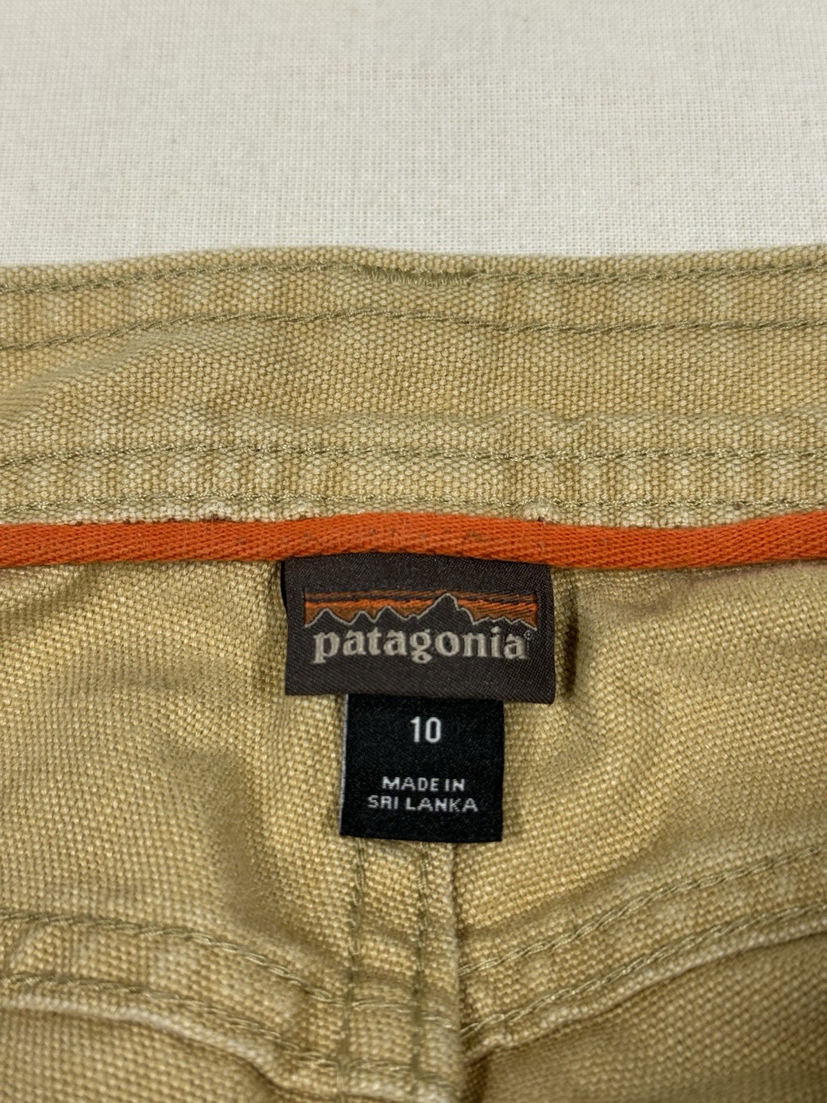 Patagonia All Seasons Hemp Blend Canvas Double Knee Pants Womens Sz 10 KE15