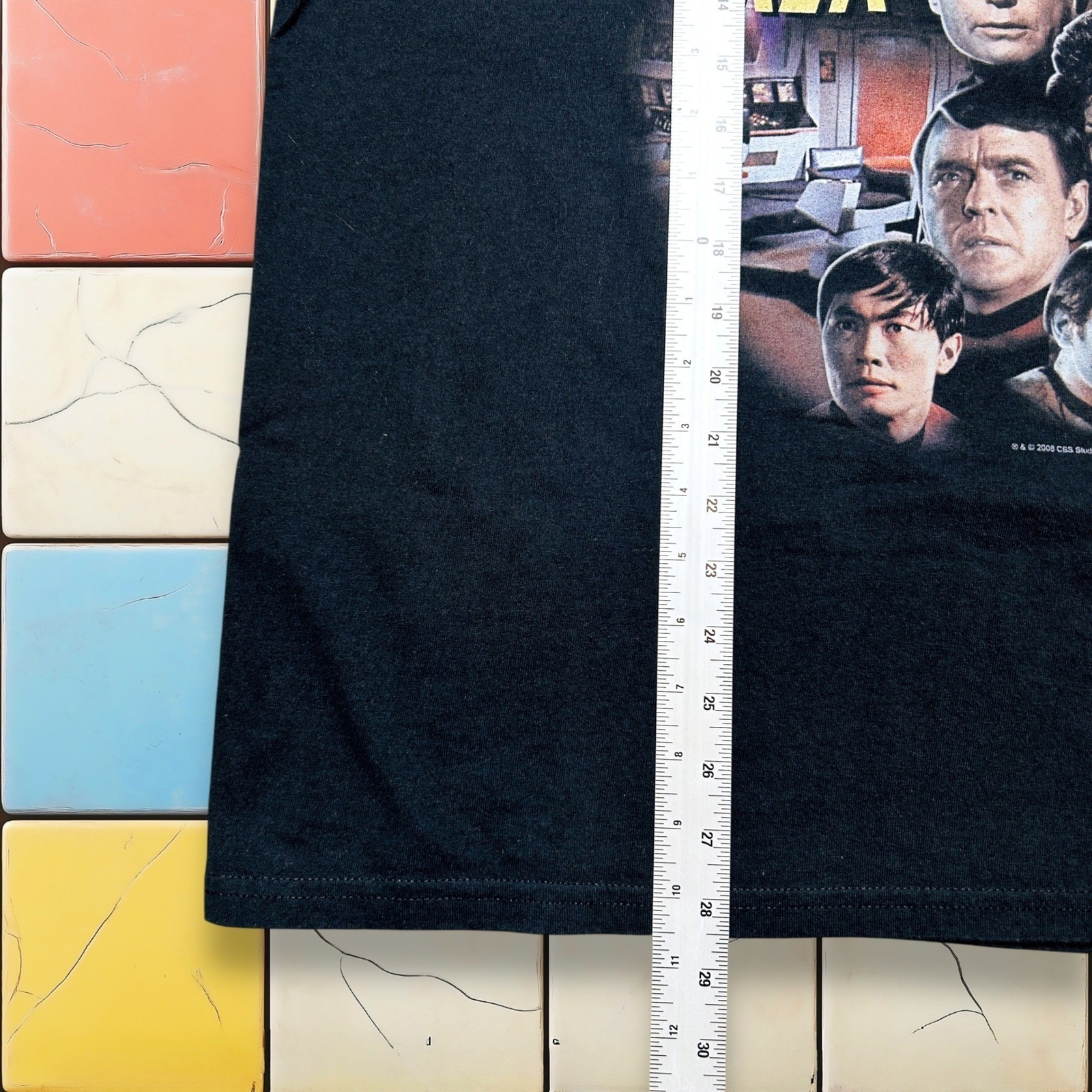 Vintage Star Trek Shirt Mens Large Black Y2K Spock Aliens Sci Fi TV Show Promo