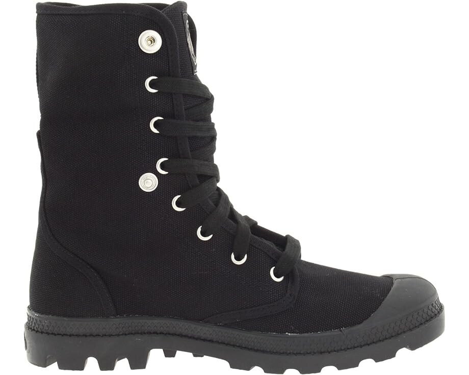 Palladium Women’s Black Baggy Foldover Lace-Up Boots