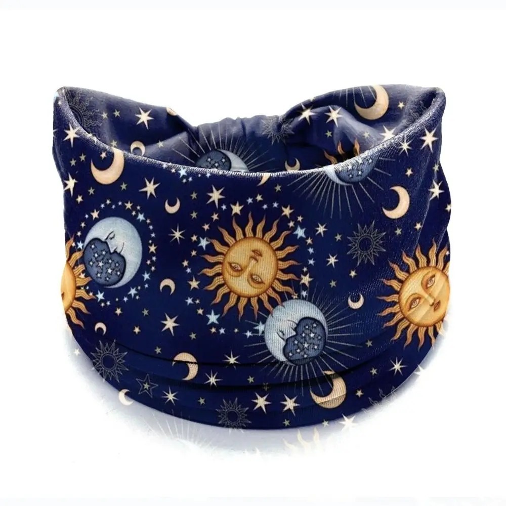 Bandanna Wide Sports Yoga Headband Stretch Hairband Elastic Hair Band Turban