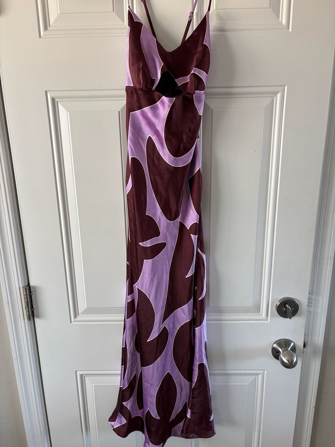 House of Harlow 1960 Satin Cutout Midi Dress Size XS