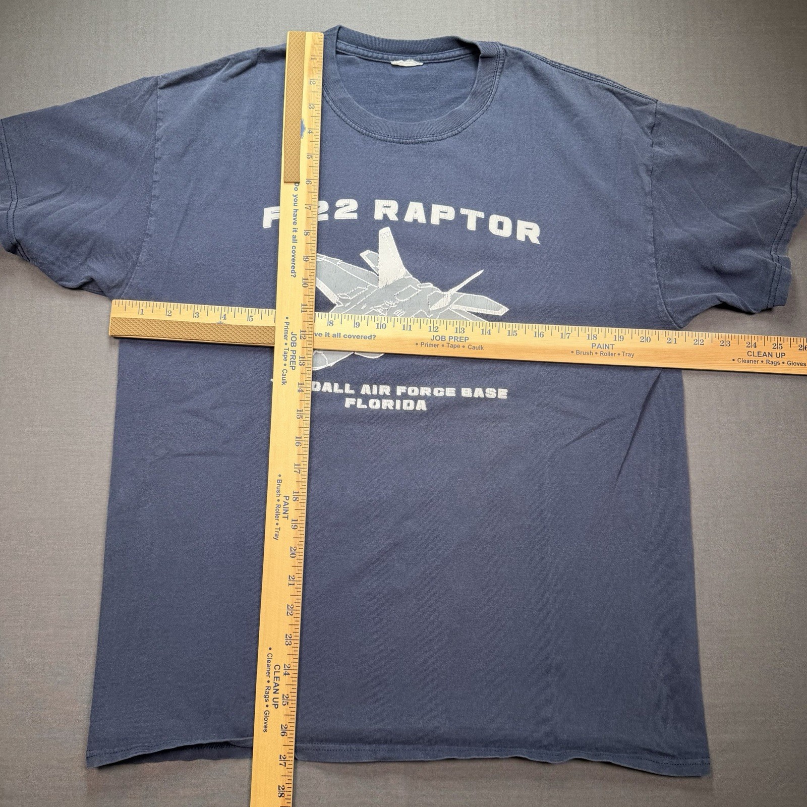 F-22 Raptor Shirt Men’s Large Lockheed Martin Skunk Works Fighter Jet Graphic