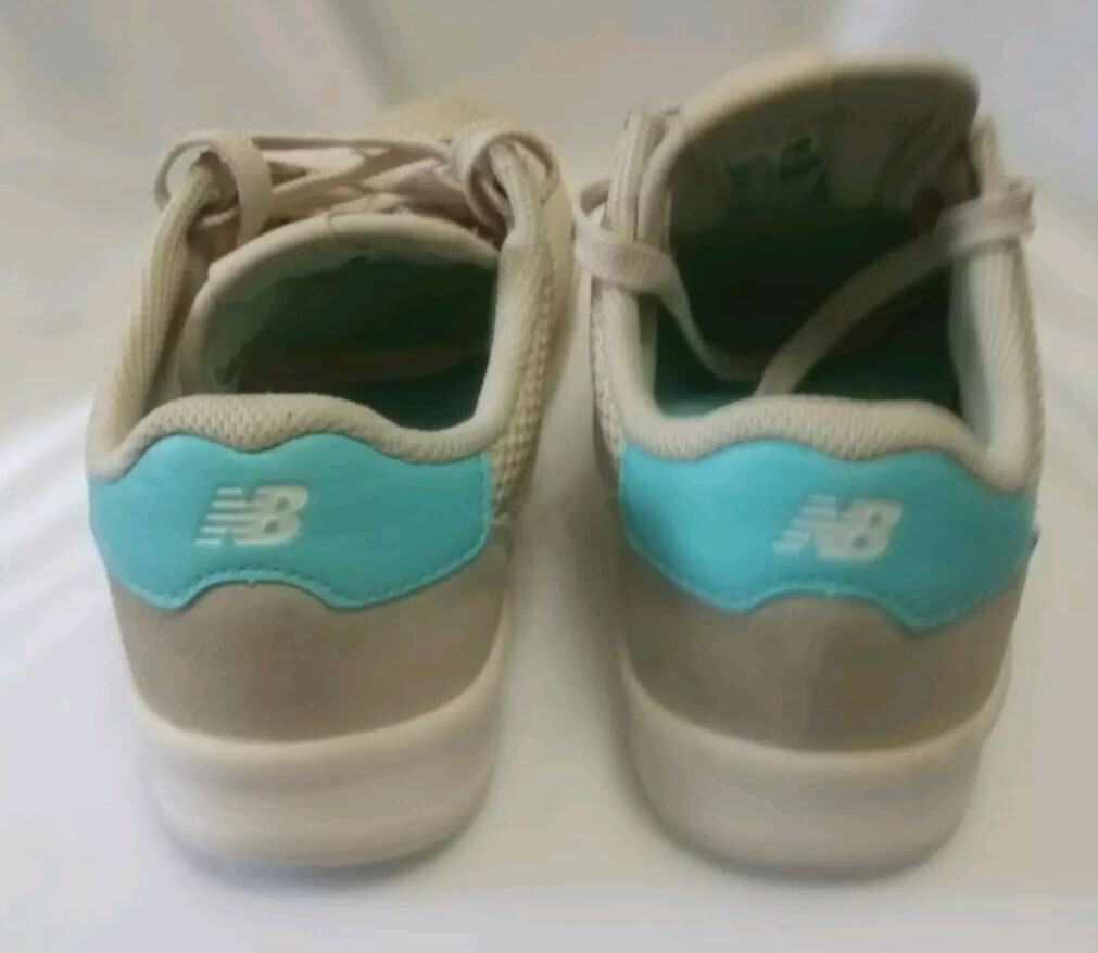New Balance CRT300RS US Sz. 6 Tan/Teal Show As Barely Worn NICE