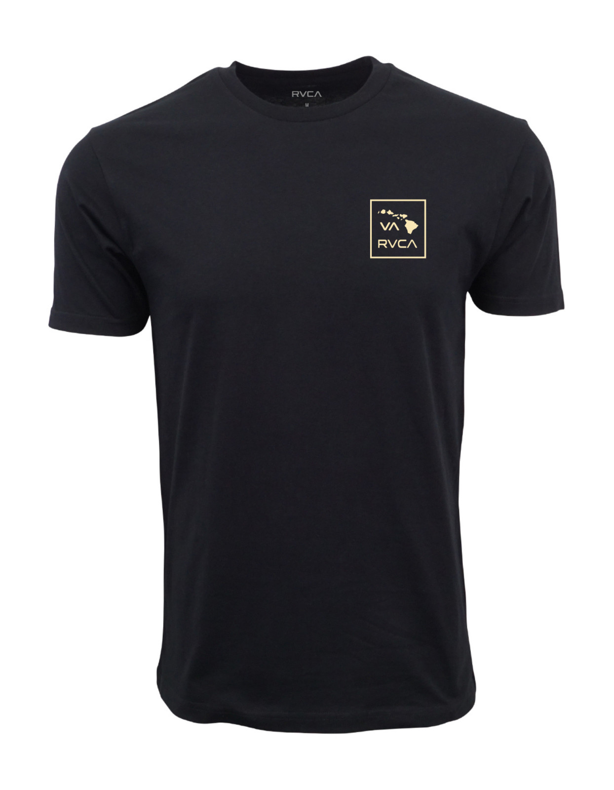 RVCA HAWAII ISLAND BOX MENS T SHIRT BLACK
