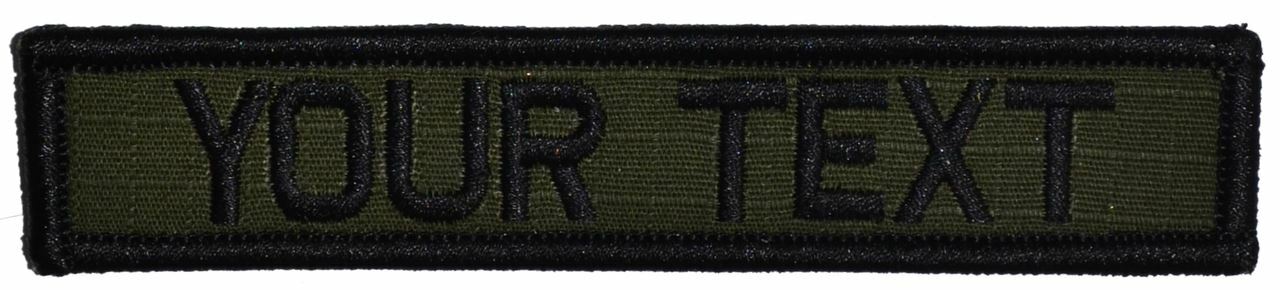 1×5 Custom Military / Police Name Tape / Text Patch