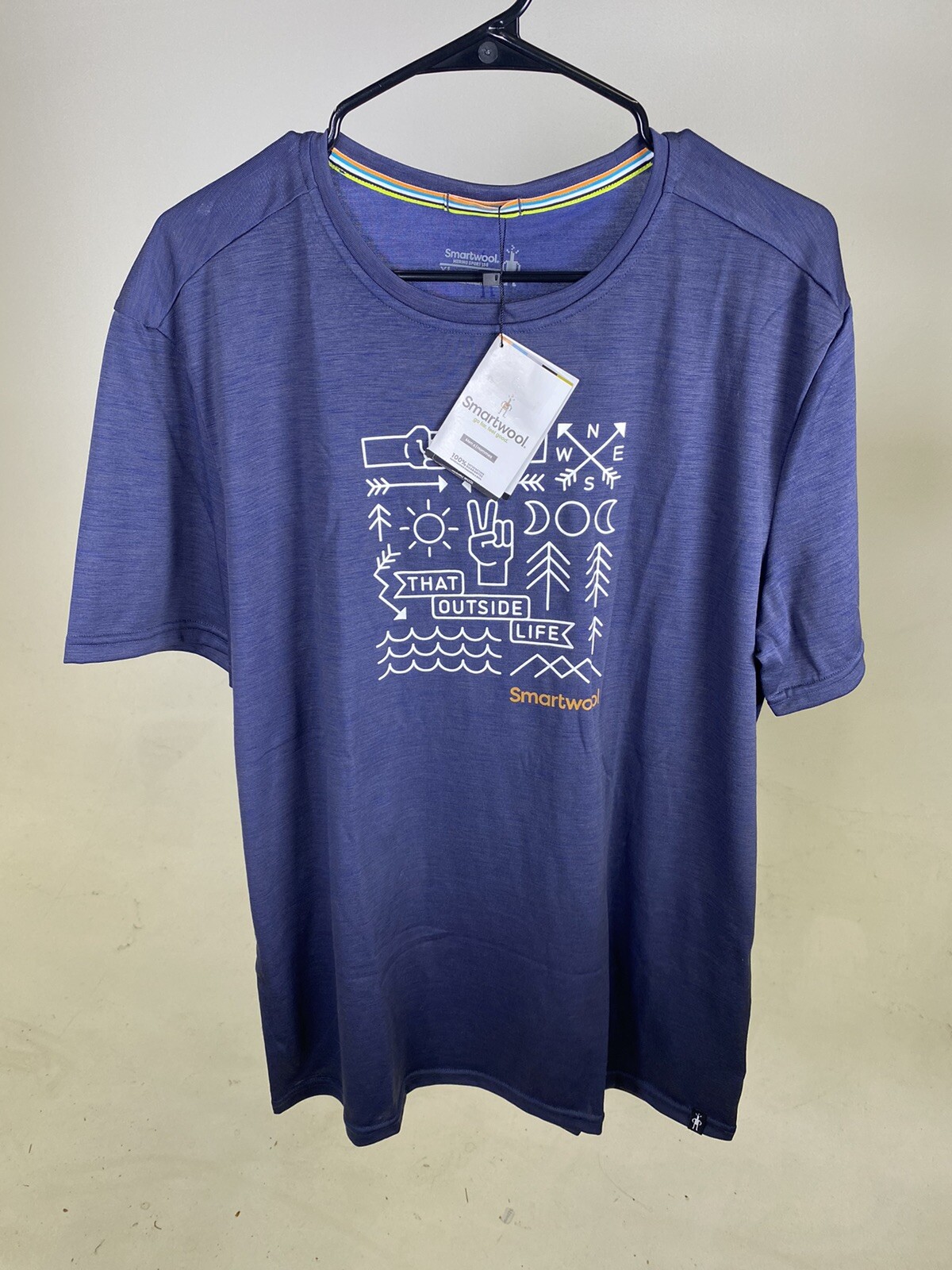 Smartwool Sport 150 Short Sleeve Men’s Graphic T Sizes – S, M, L, XL, XXL – NEW