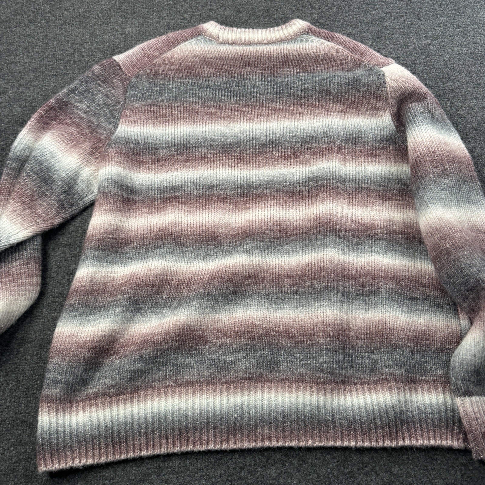 Perry Ellis Mens Sweater Red/Purple Gradient Pullover XXL Acrylic Blend NWT