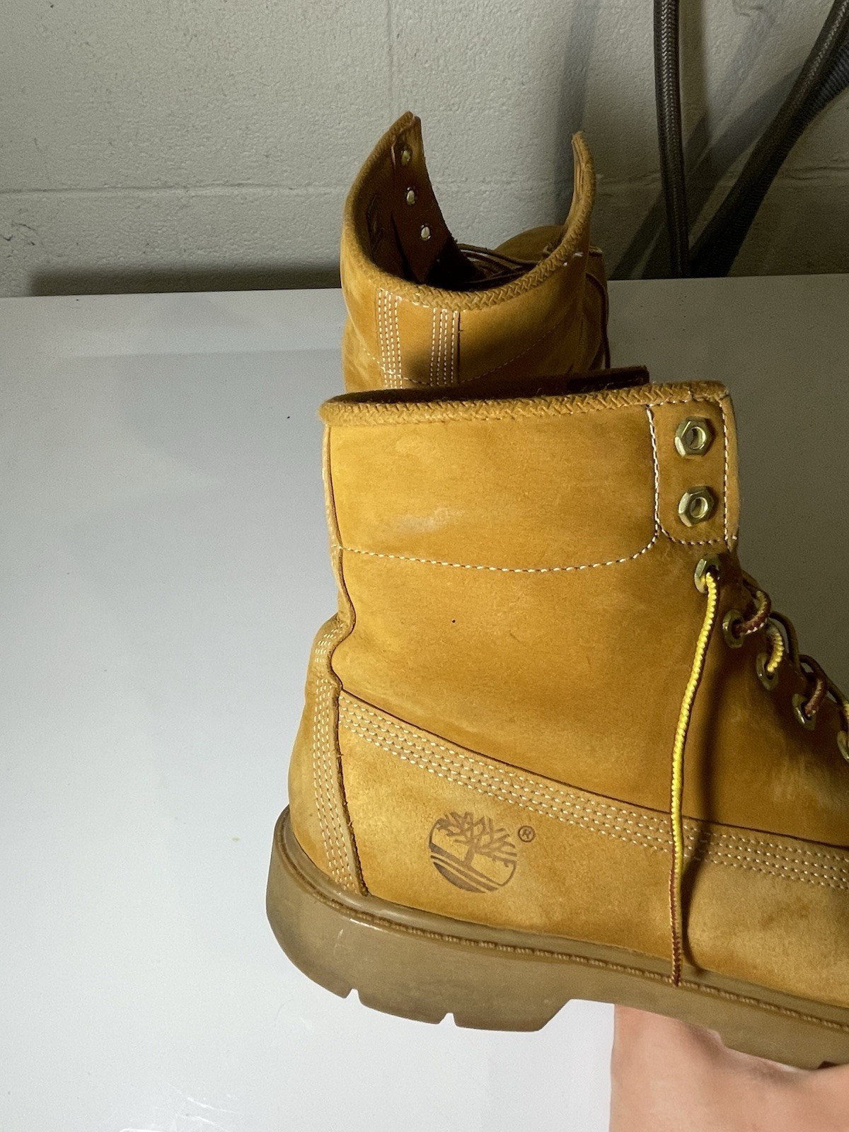 Timberland Men’s 6-inch Basic Waterproof Boot Size 11 US Wheat