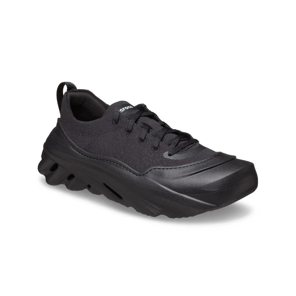 CROCS MENS ECHO SURGE TRUFFLE /MULTI SLIP ON SHOES unisex black