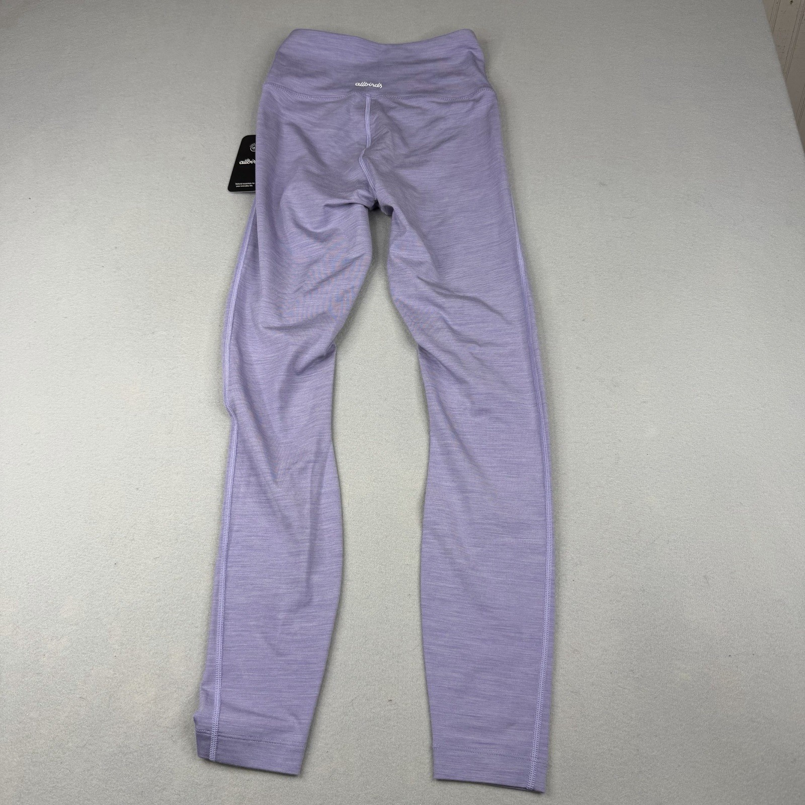 Allbirds Natural Flow Legging Purple Hush Merino Wool Blend High Rise XS NWT