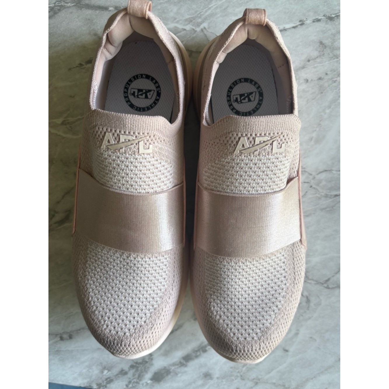 APLWomen’s Tech Loom Bliss Slip-On Sneakers in Blush Pink Size 8