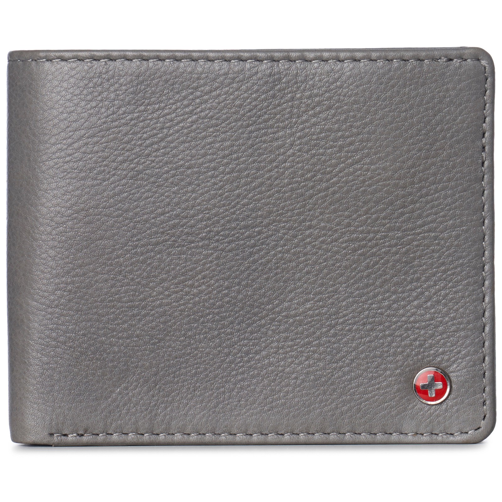 Alpine Swiss Wallet for Men Nolan Commuter Bifold Dual ID Windows for License
