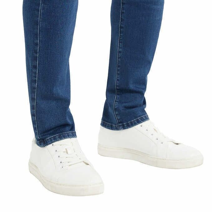 Kenneth Cole Men’s Straight Fit 2 Way Stretch Denim Jeans