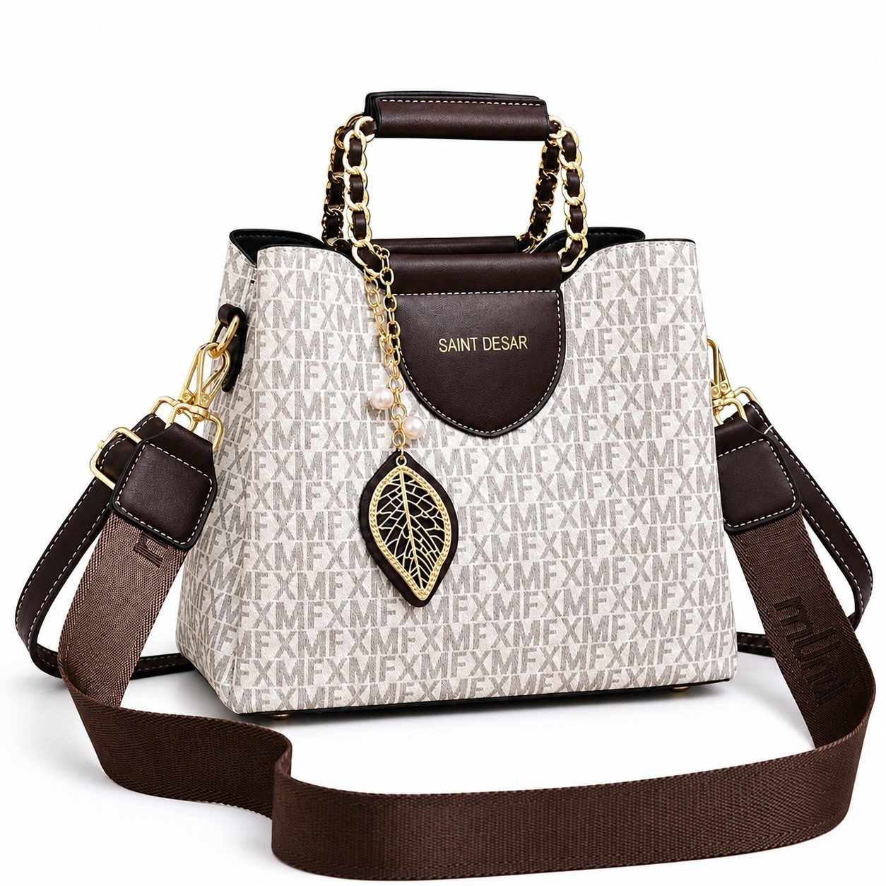 Women’s Luxury Satchel Handbag with Adjustable Shoulder & Crossbody Strap