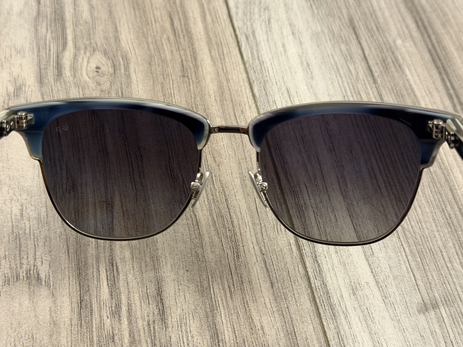 ($860) NWOT John Varvatos Limited Edition Artisan Sunglasses (Blue Horn)
