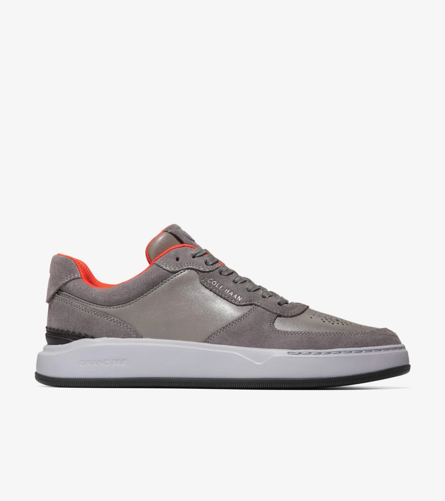 Cole Haan Men’s GrandPro Crossover Pavement/Citrus Red/Dapple Gray, C37523, 12 M