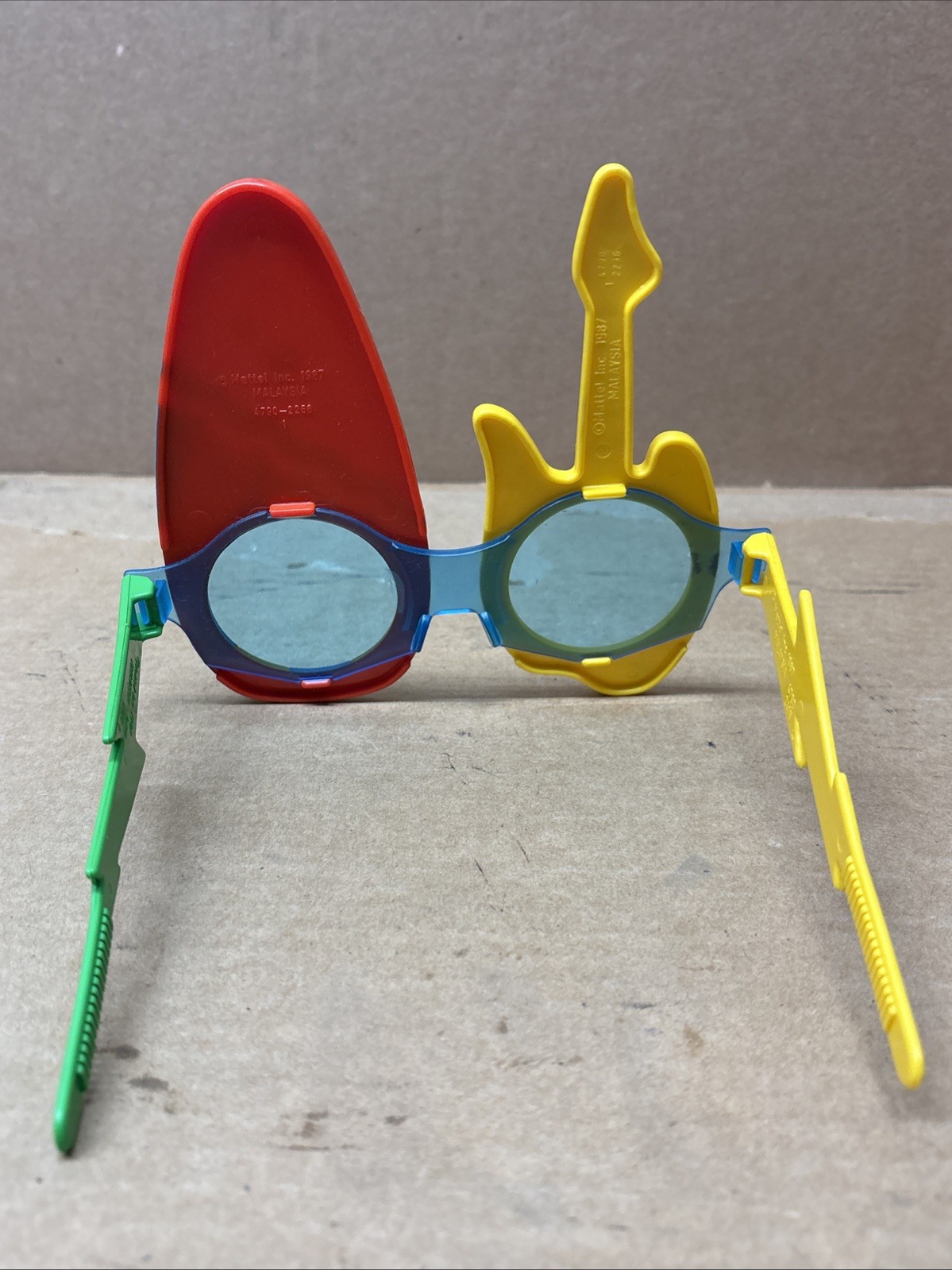 Vintage 1987 Mattel COOL SHADES Kids Plastic Sunglasses