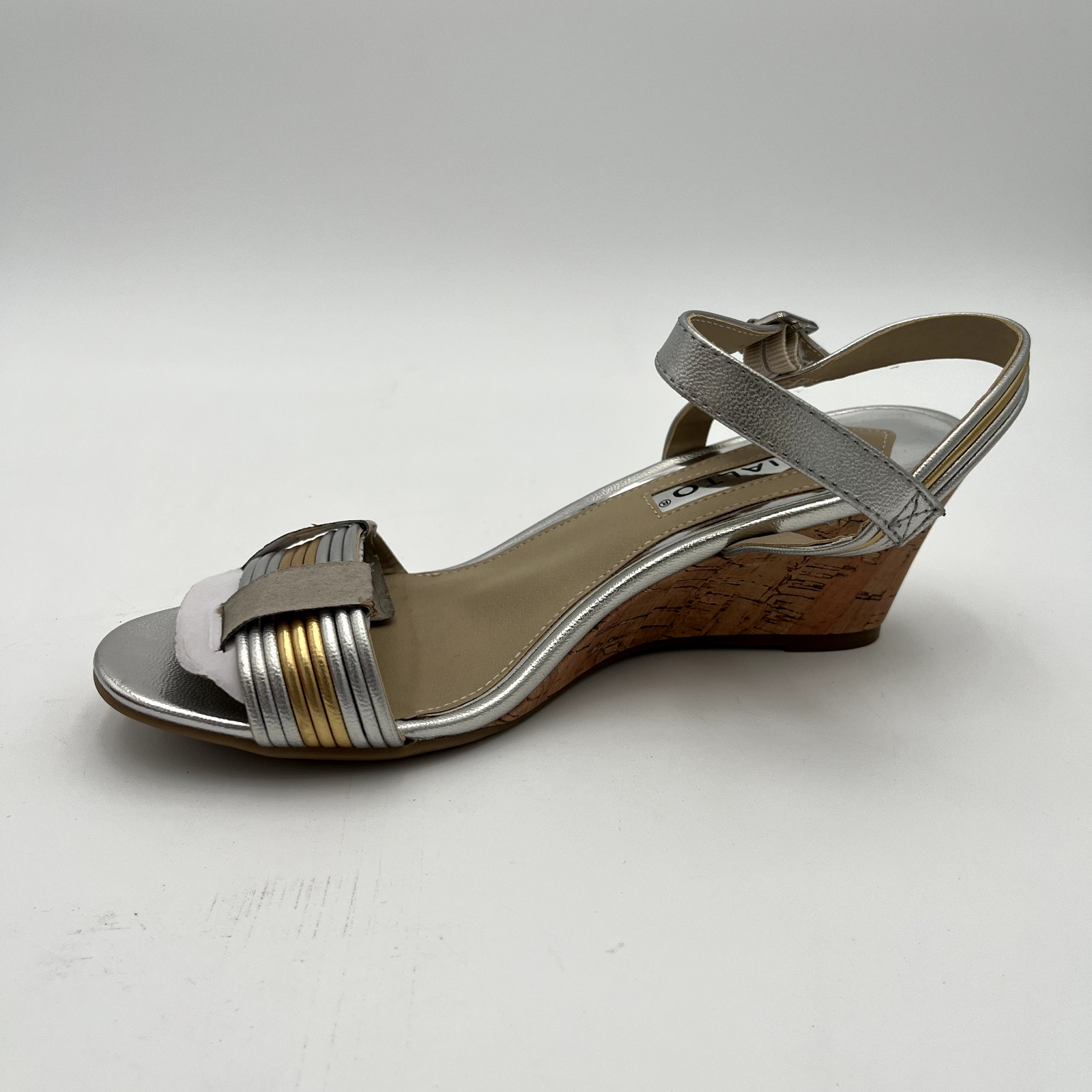 Women’s RIALTO Cadis Open Toe Casual Platform Sandals MultiColor, Sz 7, MSRP $30
