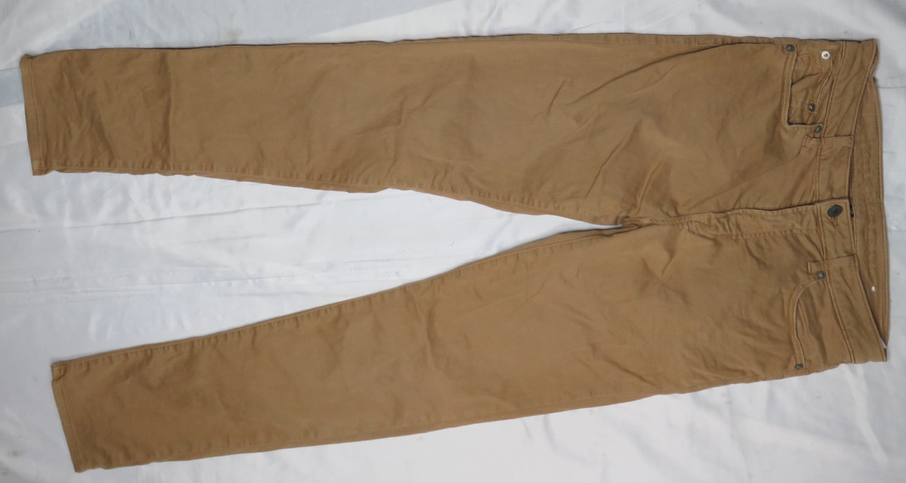 AMERICAN EAGLE OUTFITTERS BROWN JEAN 30X32 FLEX SKINNY FIT STRETCH CANVAS 2018