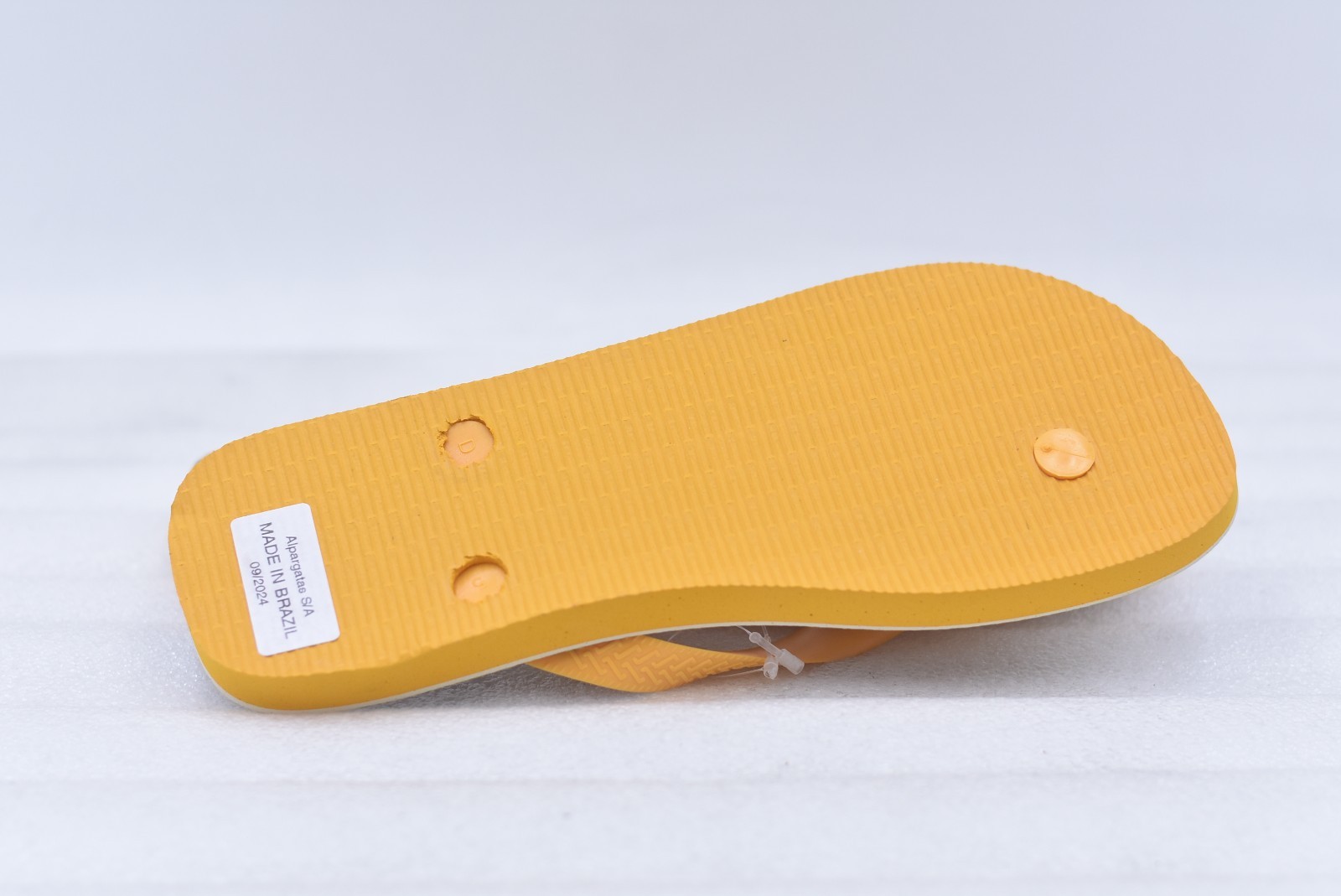 Womens Havaianas Dragon Slim Flip-Flop Sandals – Pop Yellow Size 9/10 (EU 41-42)