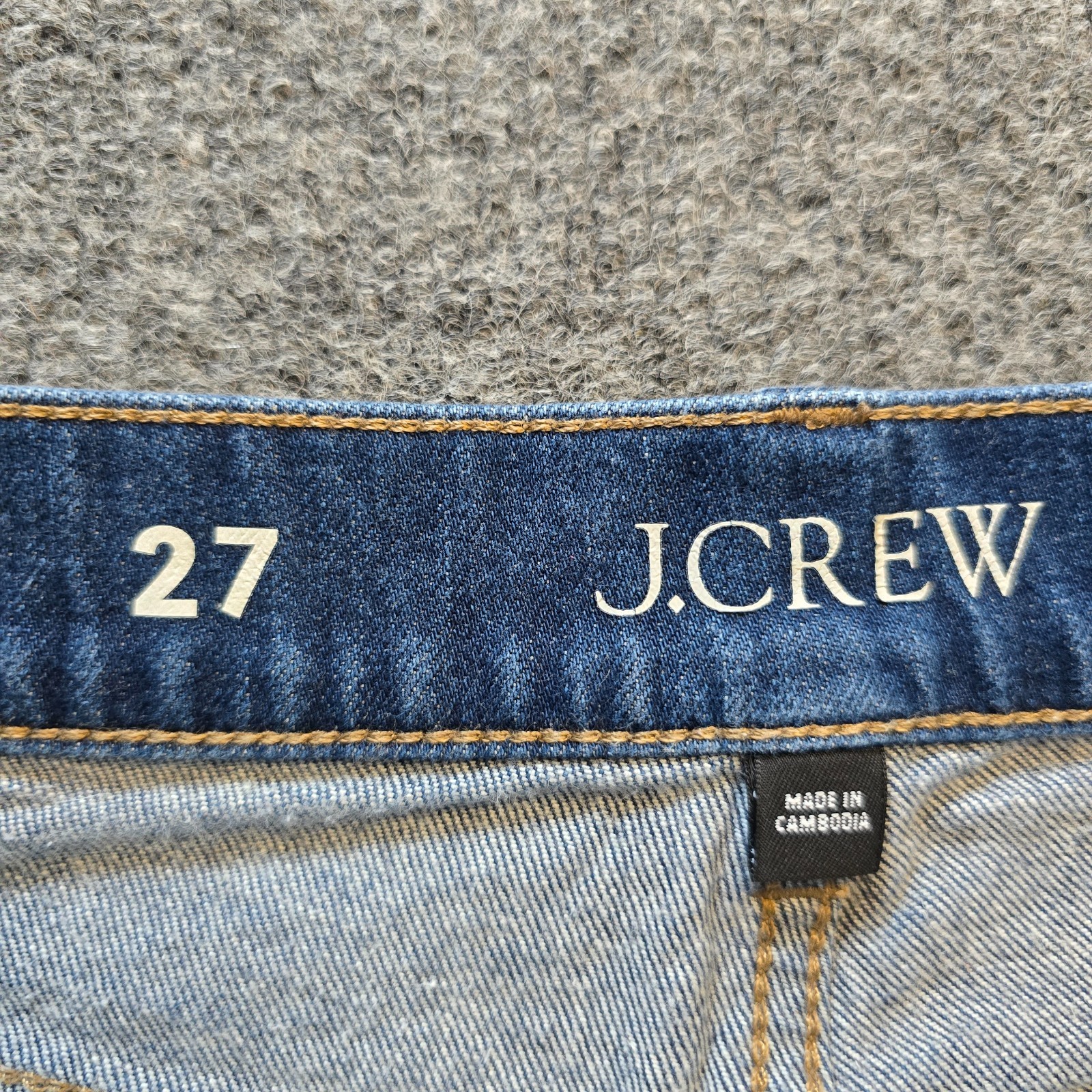J Crew Jeans Womens 27 Blue High Rise Cropped Kick Out Stretch Capsule Casual