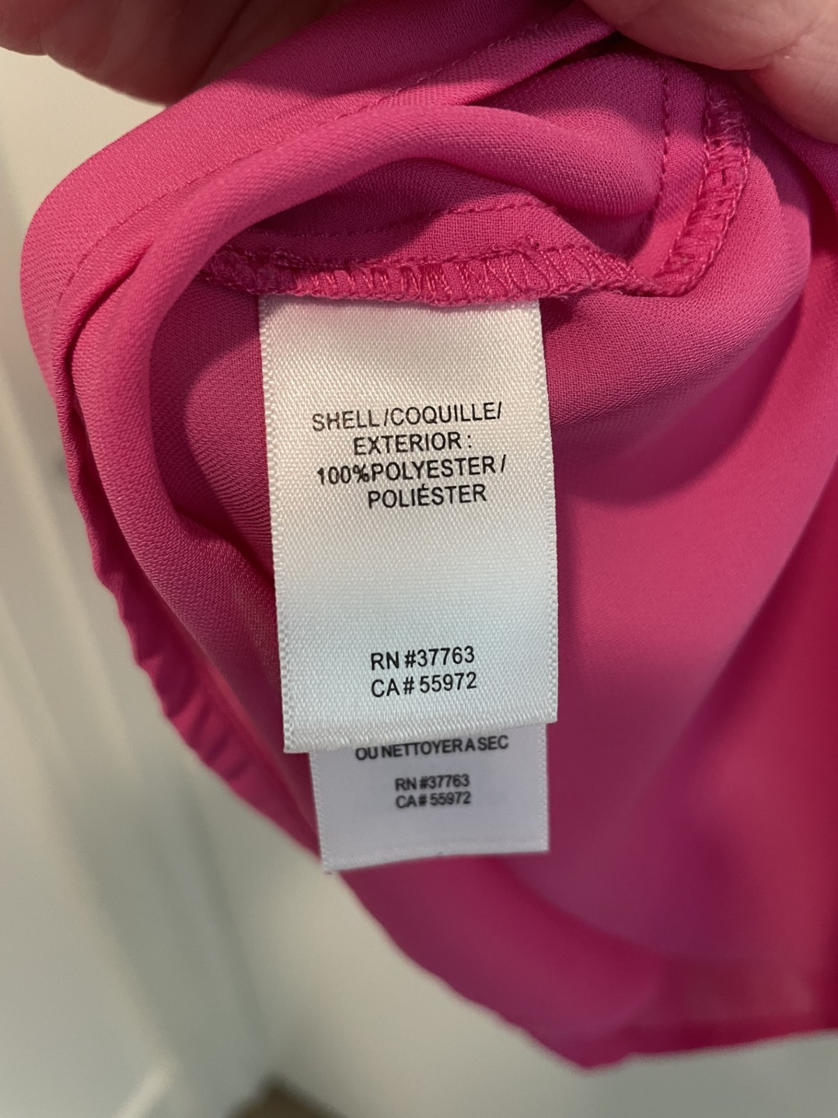 Laundry Shelli Segal XL Pink Sleeveless Chiffon Blouse Hi Low V Neck