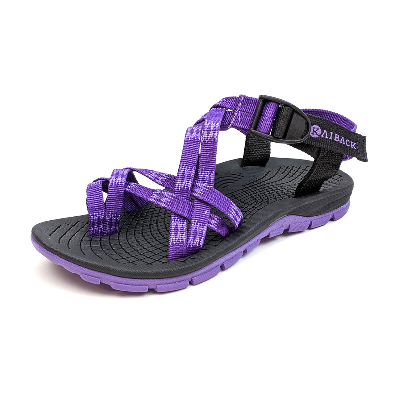 Women’s Kaiback Sierra Strappy Hiking Sandal | Cute Casual Comfort with Tread