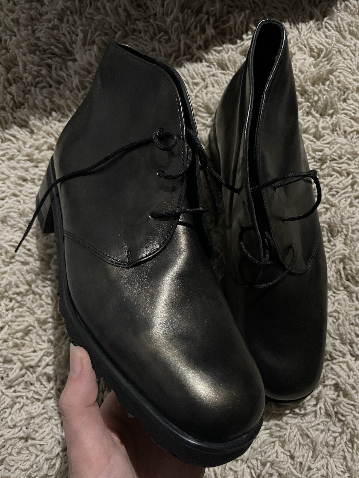 Vintage Leather Celeste by Theresia Morgan Bronze Shoes New in Box Size 7.5