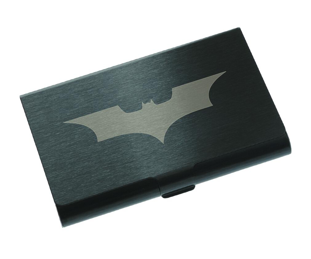 Cool Batman Novelty Stainless Steel Business Men Money Credit Card Holder Wallet