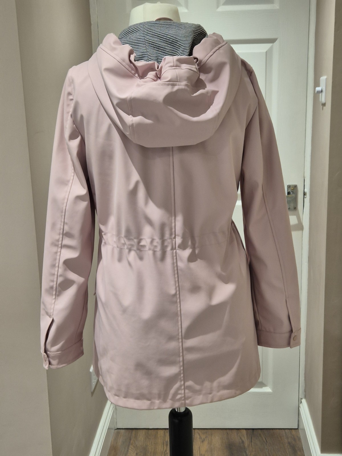 Only Onlrace Raincoat woman Pink UkS Hooded Fully Lined spring Casual Wear