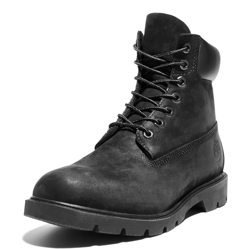 Timberland Classic 6″ Premium Waterproof Boot, Black Nubuck, Size Options