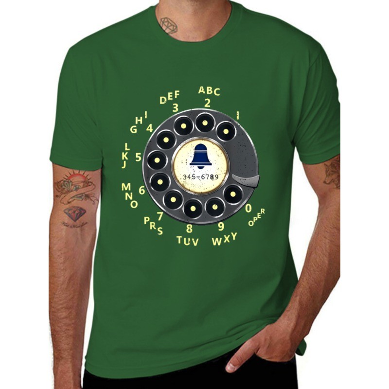 Vintage Retro Rotary Dial Telephone T-Shirt