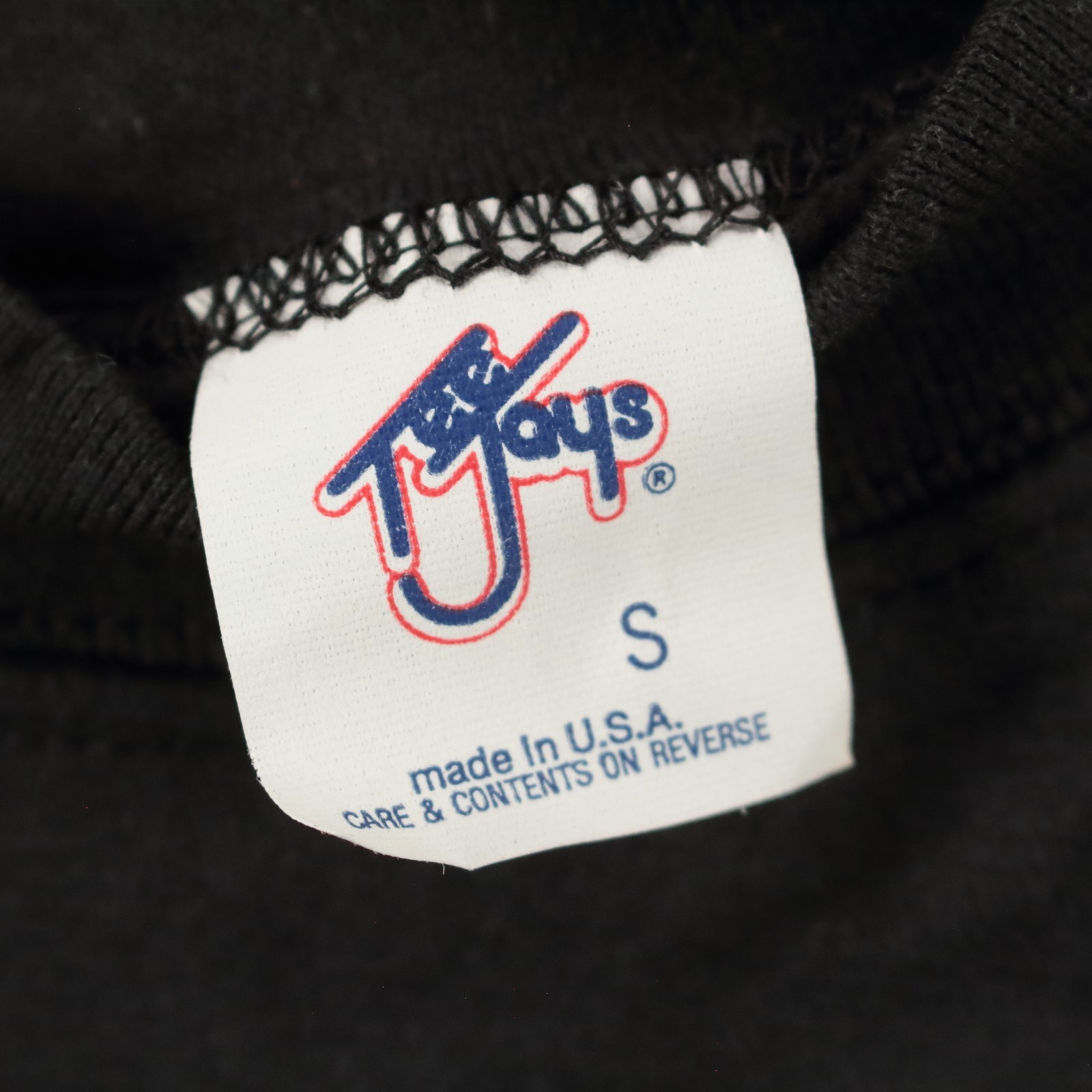 nwot ds TEE JAYS raglan crewneck sweatshirt SMALL tag vtg 80s 90s usa made blank